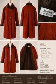 Cappotto  donna in vero montone shearling tg.44