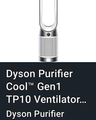  Dyson purificatore d' aria ventilatore.