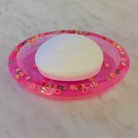 Porta saponetta in resina fatta a mano