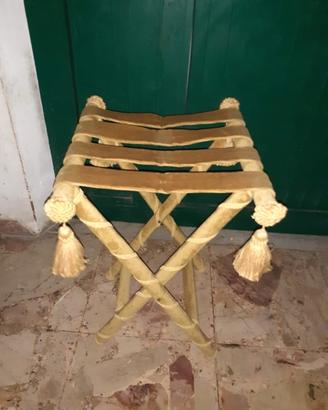 table pliant in velluto 