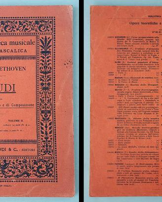 BEETHOVEN, TRATTATO DI STUDI MUSICALI, CA. 1930