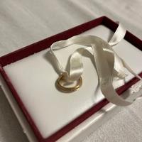 Anello marca polello oro fede con diamantini