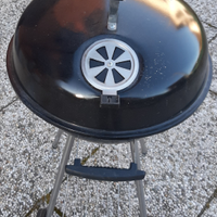 Barbecue a carbone portatile nero
