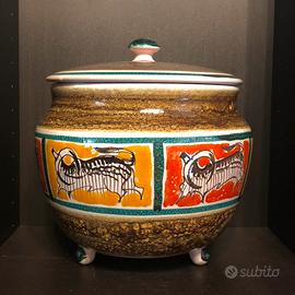 Vaso urna ceramica  Alvaro Cartei