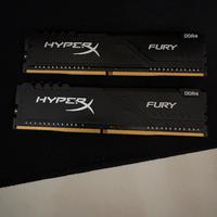 ram ddr4 2x4gb hyperx fury
