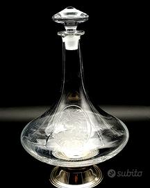Bottiglia in cristallo con tappo
