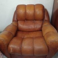 Poltrone vintage in pelle