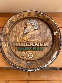 Birra paulaner  stampo in gesso vintage