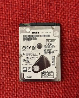 Hard Disk 2,5" HGST 500GB