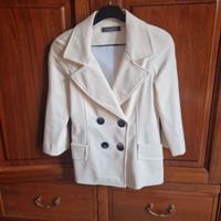 Tailleur bianco/nero/grigio Sandro Ferrone TG 44