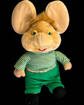 Topo Gigio vintage parlante 45 cm funzionante