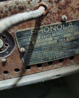Radio antica Phonola