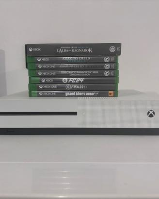 Xbox One S + 7 Giochi (con Scatola Originale)