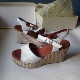 Sandali da donna in pelle, marca Pregunta, num. 38