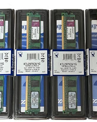 Memoria RAM DDR2 Kingston kit 4GB: 4x 1GB PC2-6400