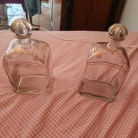2 decanter brandy /sherry spagnole anni 90