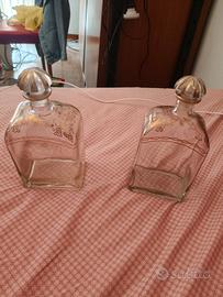 2 decanter brandy /sherry spagnole anni 90
