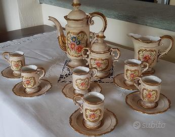 Servizio 6 tazze ceramica Bassano del Grappa