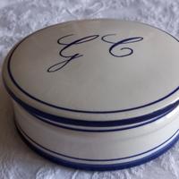 PICCOLA SCATOLA ROTONDA IN CERAMICA CAPUANI ESTE