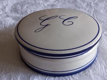 PICCOLA SCATOLA ROTONDA IN CERAMICA CAPUANI ESTE