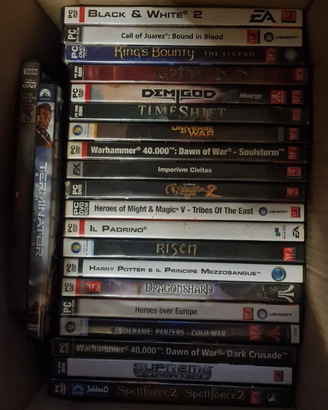 Giochi pc e film in dvd