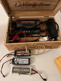 batterie li-po 7.4v con caricatore