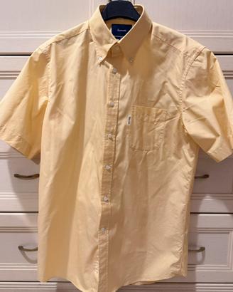 Camicia Façonnable estiva gialla uomo maniche cort