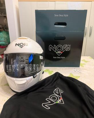 Casco NOS con aletta parasole nuovo