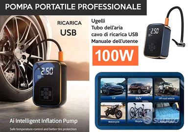 pompa professionale portatile wireless  100WATT
