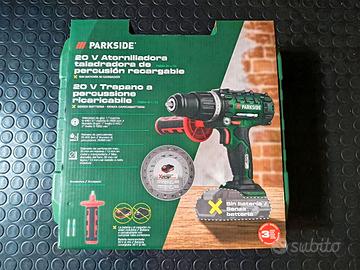 Trapano avvitatore con percussione Parkside 20V 