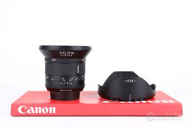 Irix 15mm f2.4 Firefly Canon USATO GARANTITO PER D