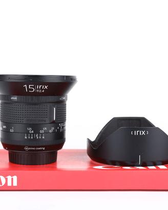 Irix 15mm f2.4 Firefly Canon USATO GARANTITO PER D