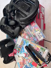 Nintendo switch con giochi e accessori