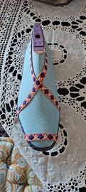 Vintage da collezione forma scarpa legno 