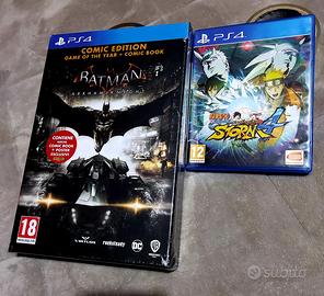 batman comic ps4 + naruto ps4