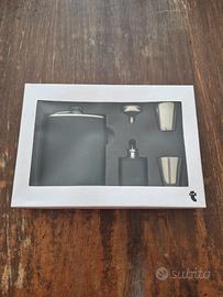 Set fiaschette in acciaio inox