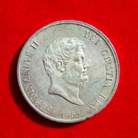 Piastra 120 grana 1856, Ferdinando II, BB+