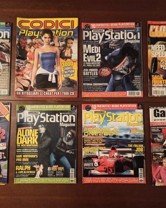 7 Riviste Playstation + 1 di Gamestop