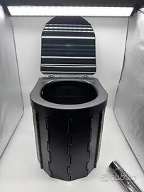 WC portatile da campeggio pieghevole -250kg NUOVO