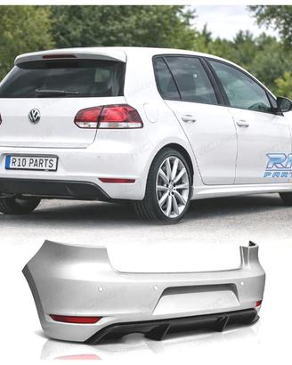 PARAURTI POSTERIORE VOLKSWAGEN VW GOLF 6 LOOK GTI 