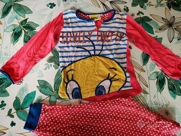 Pigiama spezzato Bambina Tweety Taglia 3 anni 