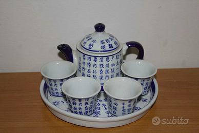 set da sakè in porcellana 