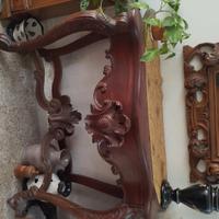 Consolle con Specchiera antica stile Luigi Filippo