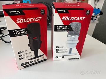 HyperX SoloCast, Microfono da gaming, USB