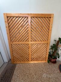 Letto legno massello