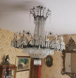 Lampadario in cristallo anni ‘70 02