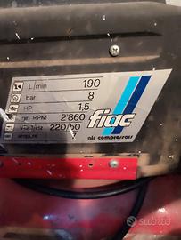 compressore 25 litri fiac