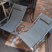 2 sdraia in alluminio