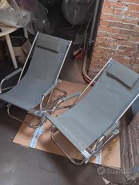 2 sdraia in alluminio