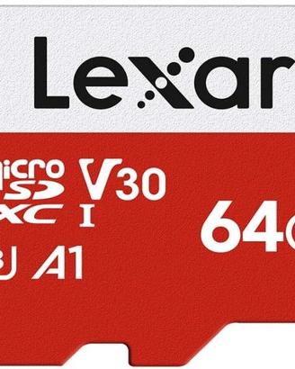 Micro SD 64 GB, Scheda Micro SD fino a 100 MB/sec